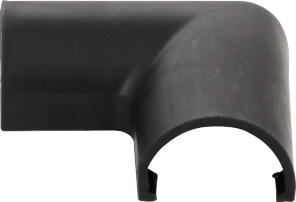 Elbow Connector for Plastic Wire Manager, Black