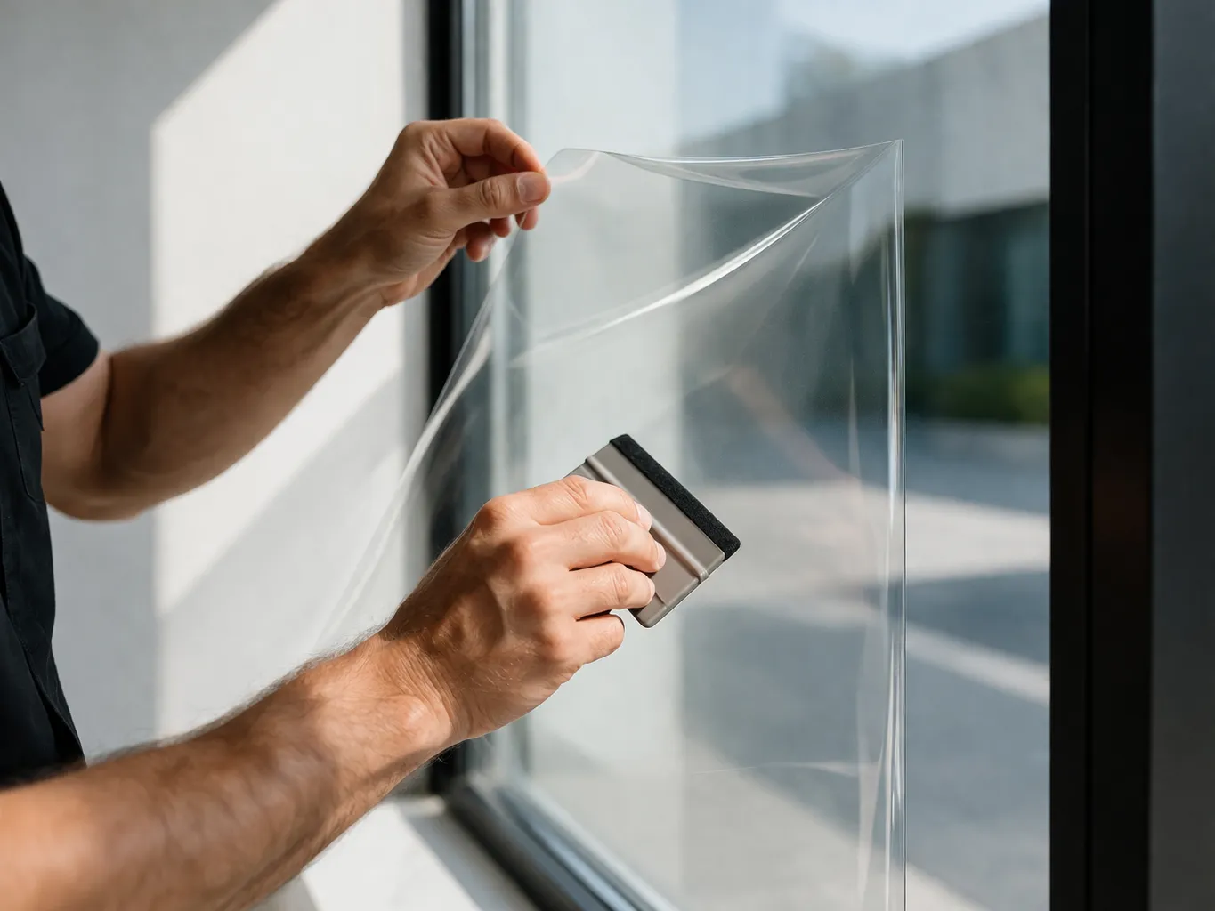 Film Applied to Glass or Surface