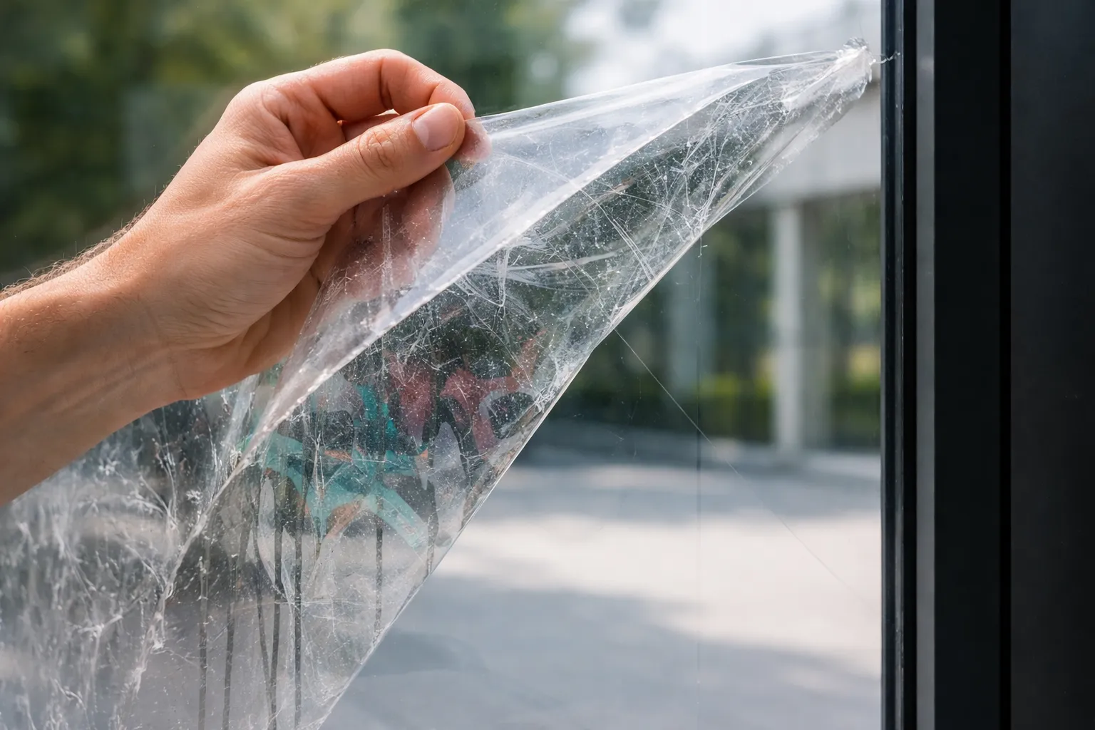 Damaged Film Is Removed