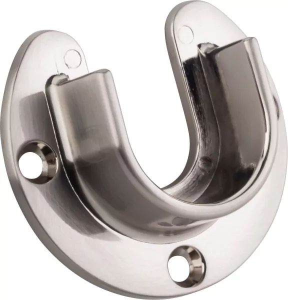 ik3myy1i2h3zyysgjwnt Satin Nickel Open Closet Bracket for Round 1-5/16" Closet Rod with Screws