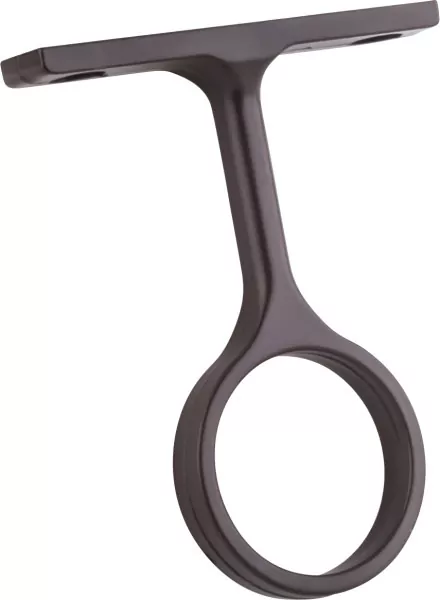 jpofyxior6erqwpmztug Dark Bronze Middle Mounting Bracket for 1-1/16" Round Closet Rod