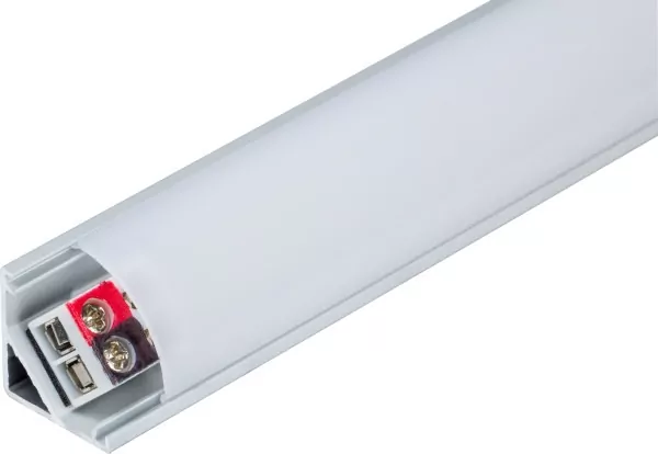 ny76rsyllxigzf1jzios 661 Lumens 12V Vivid Angled Linear Fixture, Fits 48" Wall Cabinet, 3000K