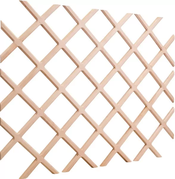 um9yuywanvzdhg7rlrfe Alder 36" x 48" Beveled Wine Lattice Rack